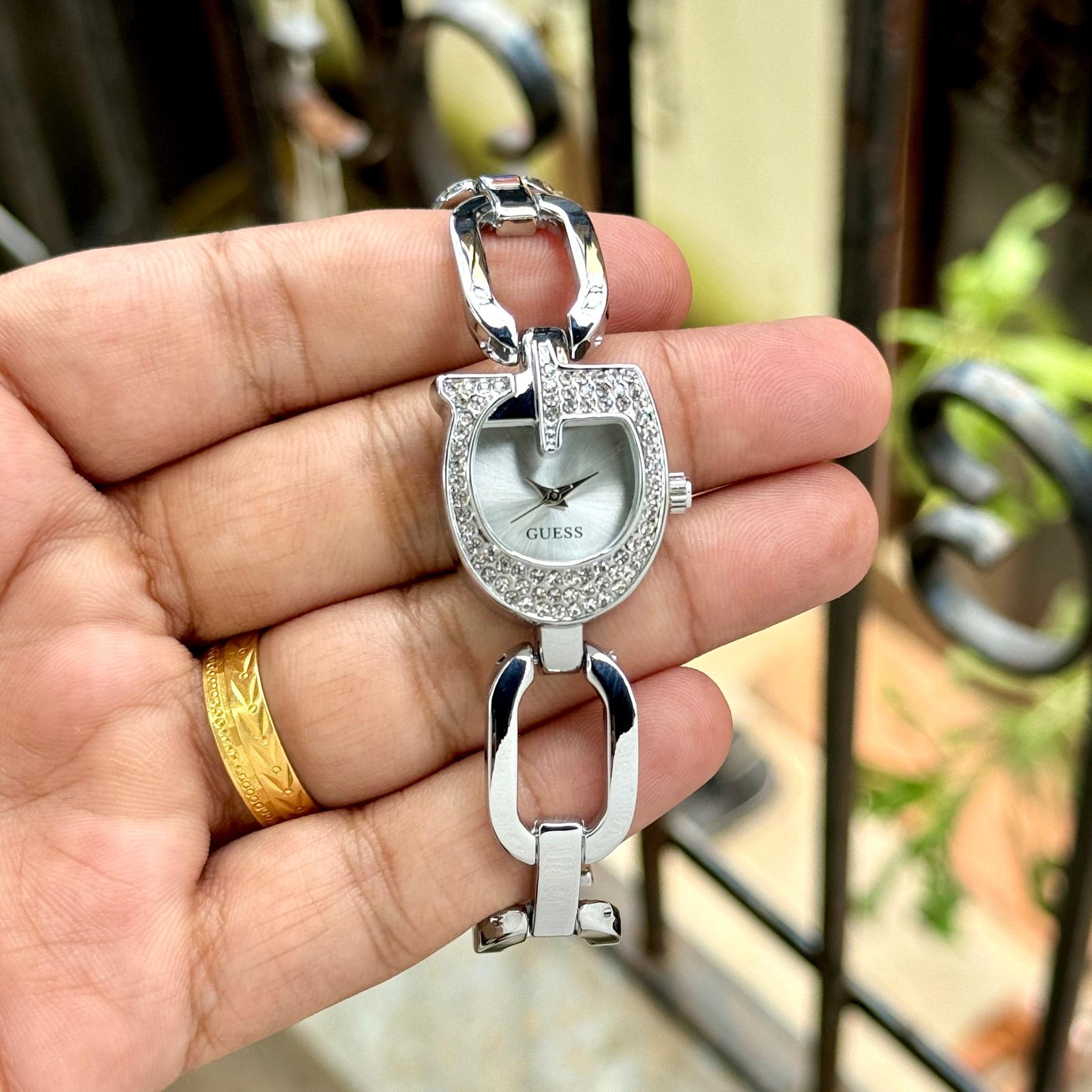 WG Gues_s baby fly silver diamond