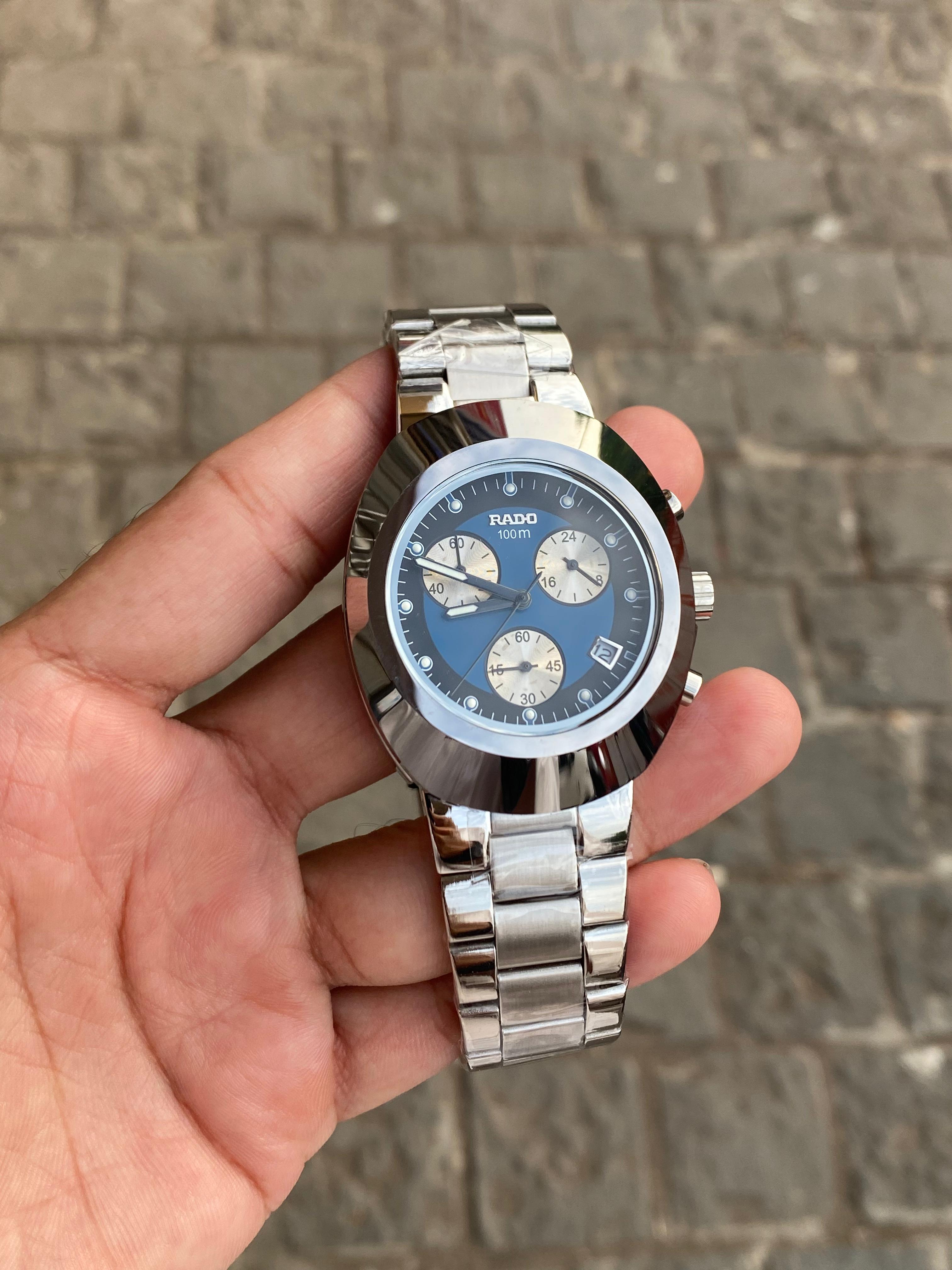 WG Rado Luxury Analog Watch Silver