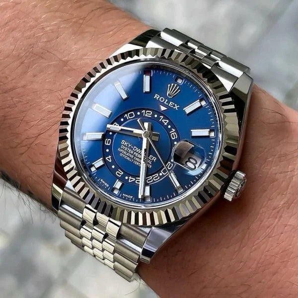WG RLX Skydweller premium quality chain watch