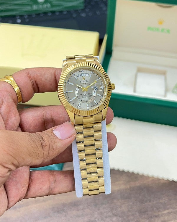 WG RLX Skydweller premium quality chain watch