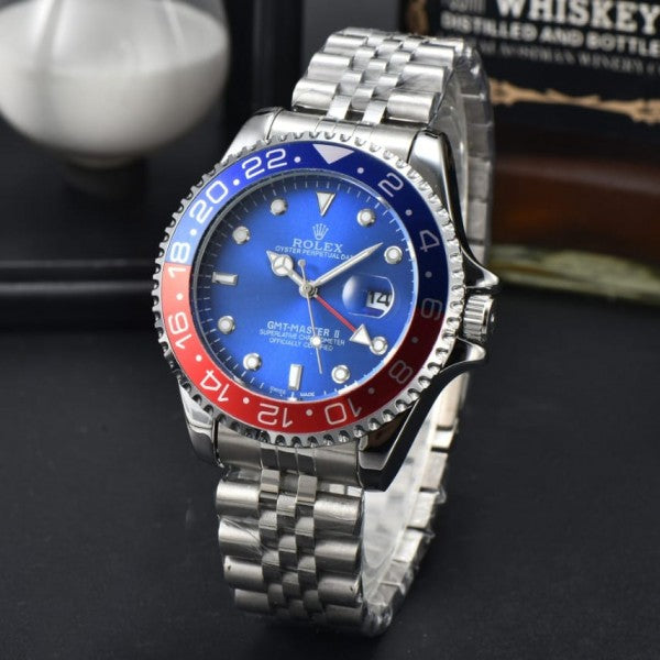 WG RLX Submariner – Custom “Pepsi” Red & Blue Bezel Edition