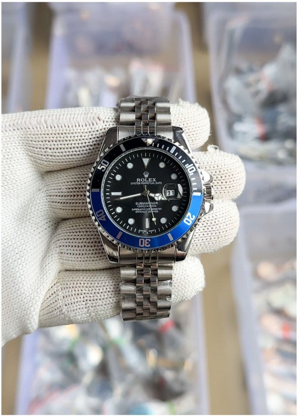 WG RLX Submariner – Custom “Pepsi” Black & Blue Bezel Edition