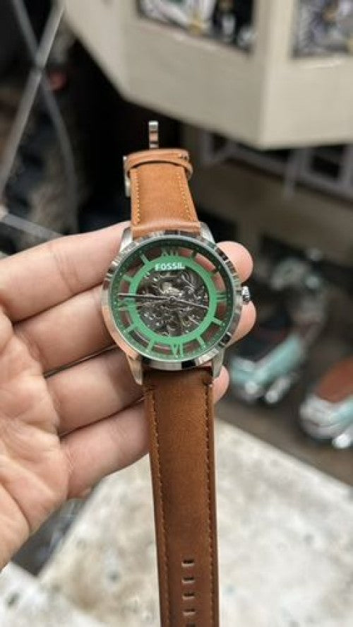 WG Foss*l Automatic leather premium watch