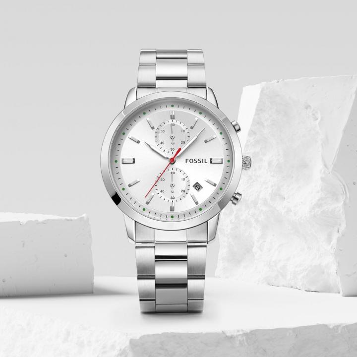 WG Fossiil Chronograph Stainless Steel Men’s Watch Silver