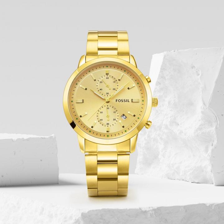 WG WG Fossiil Chronograph Stainless Steel Men’s Watch Golden