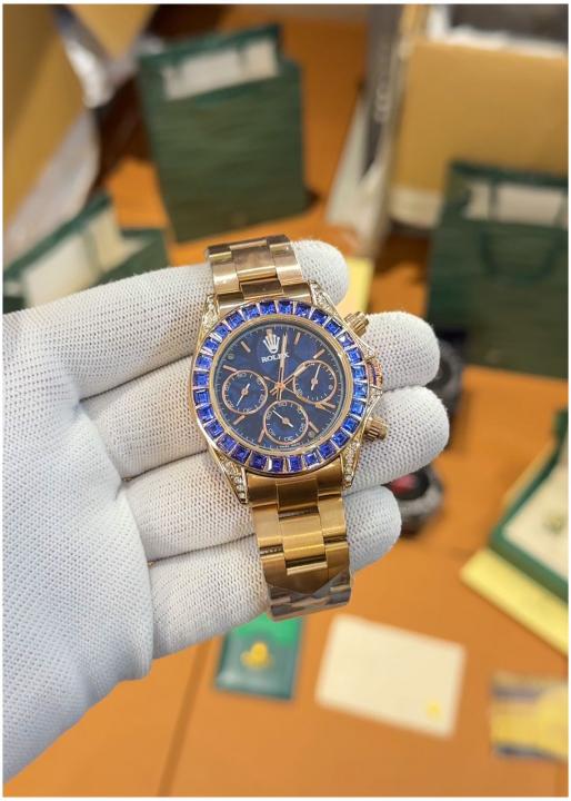 WG RLX Oyster Perpetual Daytona Chosmograph Rainbow Copper-Blue