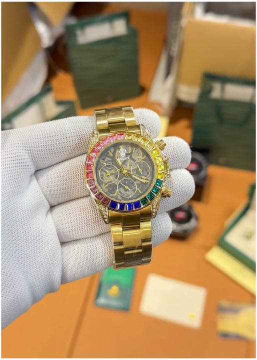 WG RLX Oyster Perpetual Daytona Chosmograph Rainbow Gold