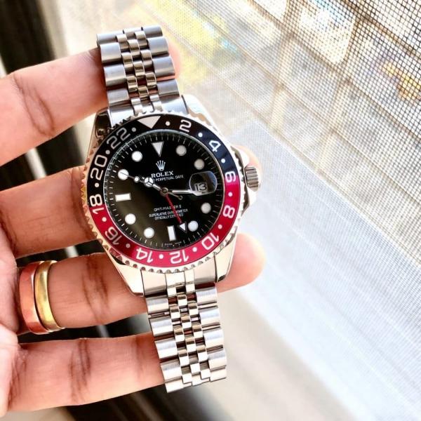 WG RLX Submariner – Custom “Pepsi” Red & Black Bezel Edition