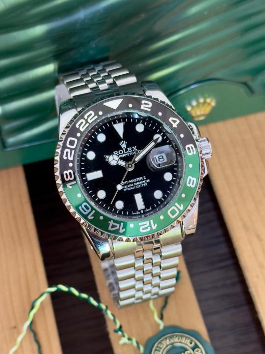 WG RLX Submariner – Custom “Pepsi” Green & Black Bezel Edition