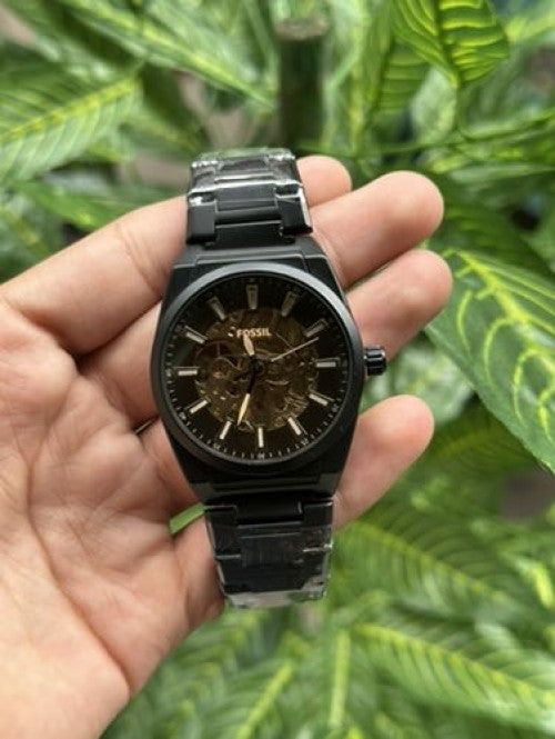 WG Foss*l Automatic leather premium watch