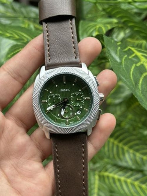 WG Foss*l Automatic leather premium watch