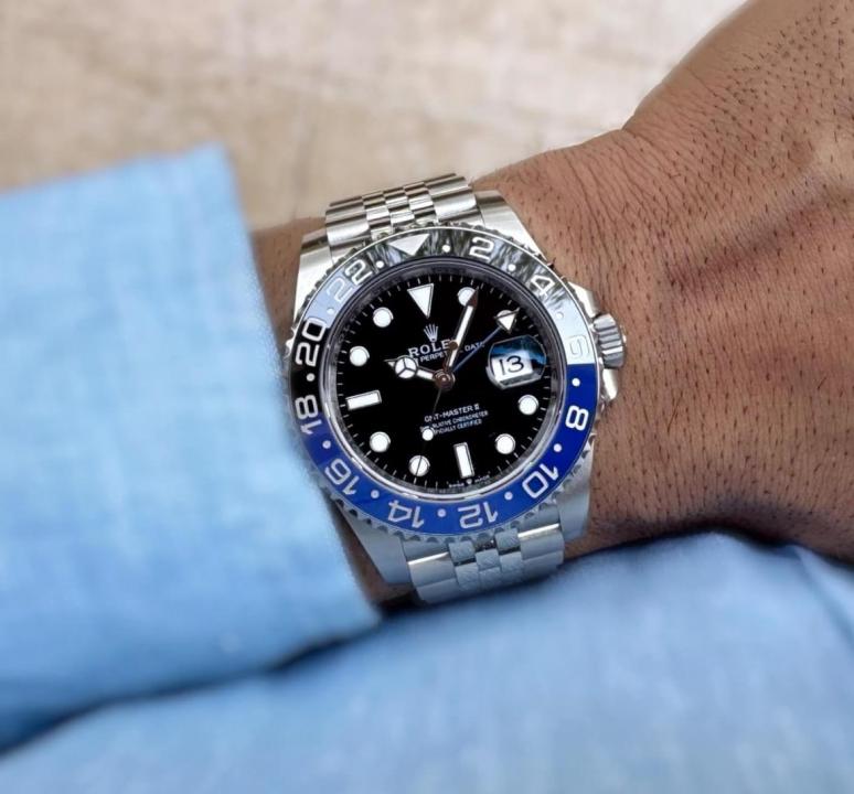 WG  RLX GMT-Master II – Custom “Batman” Blue-Black Bezel Edition