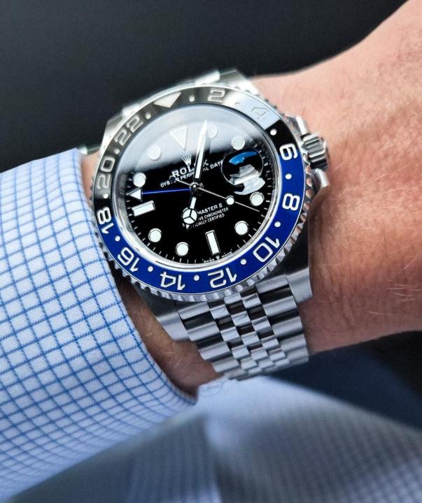 WG  RLX GMT-Master II – Custom “Batman” Blue-Black Bezel Edition