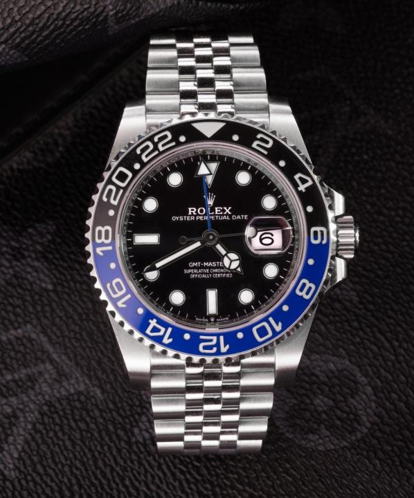 WG  RLX GMT-Master II – Custom “Batman” Blue-Black Bezel Edition
