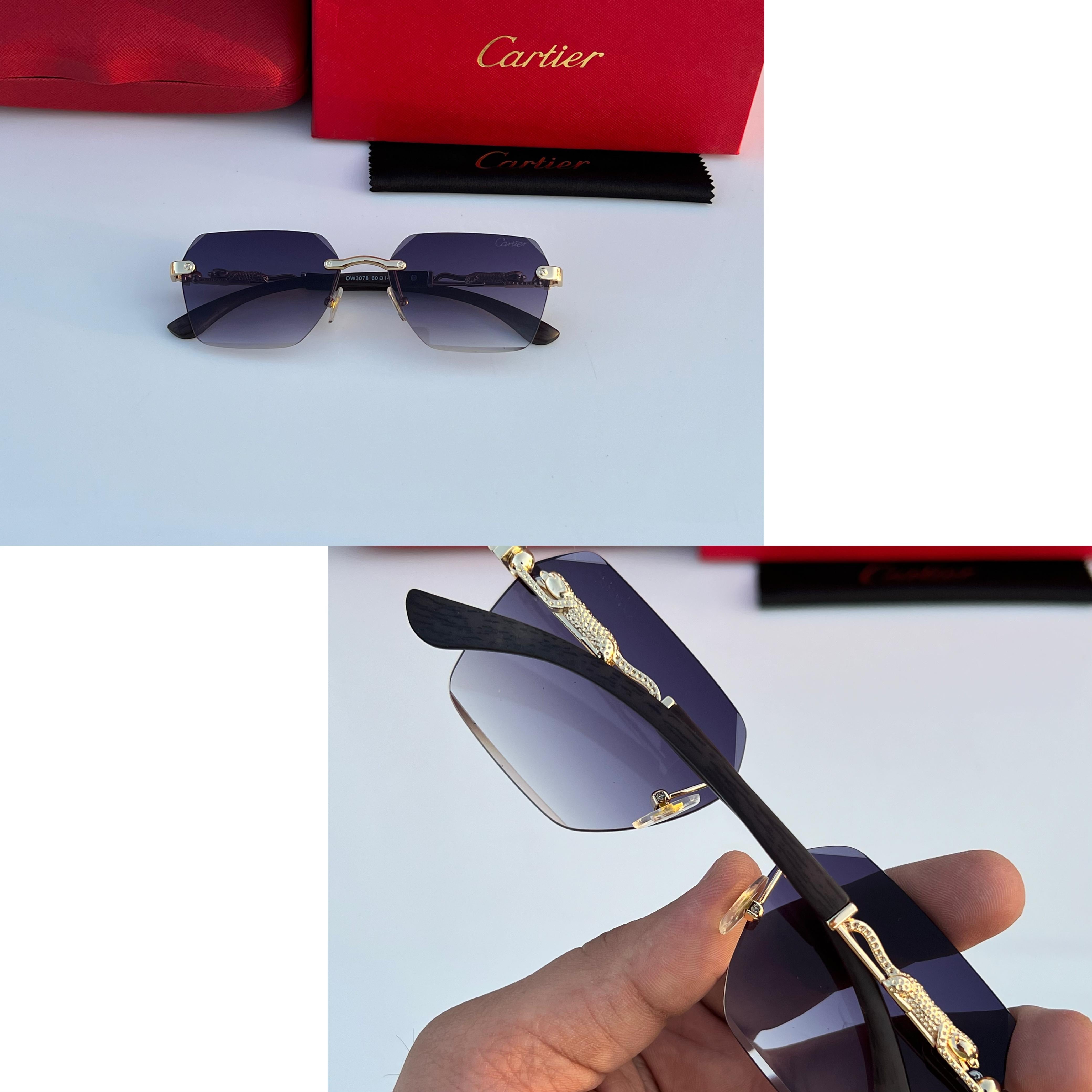 WG Cart_ier 3078 gold blue sunglass