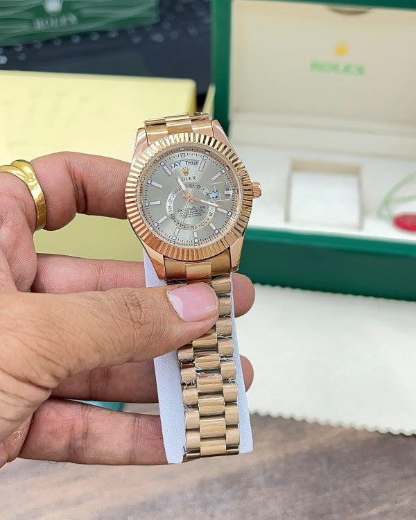 WG RLX Skydweller premium quality chain watch