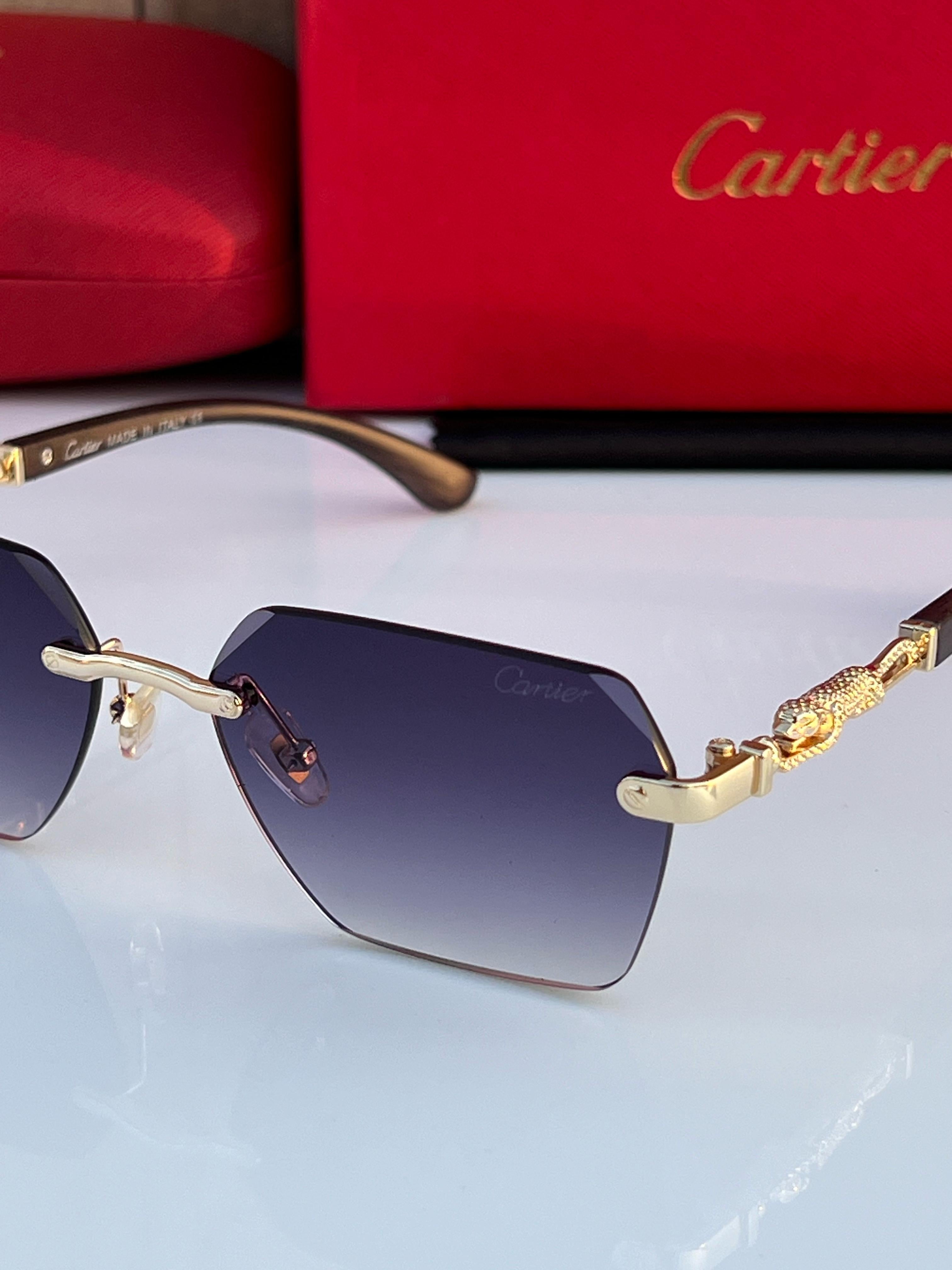 WG Cart_ier 3078 gold blue sunglass