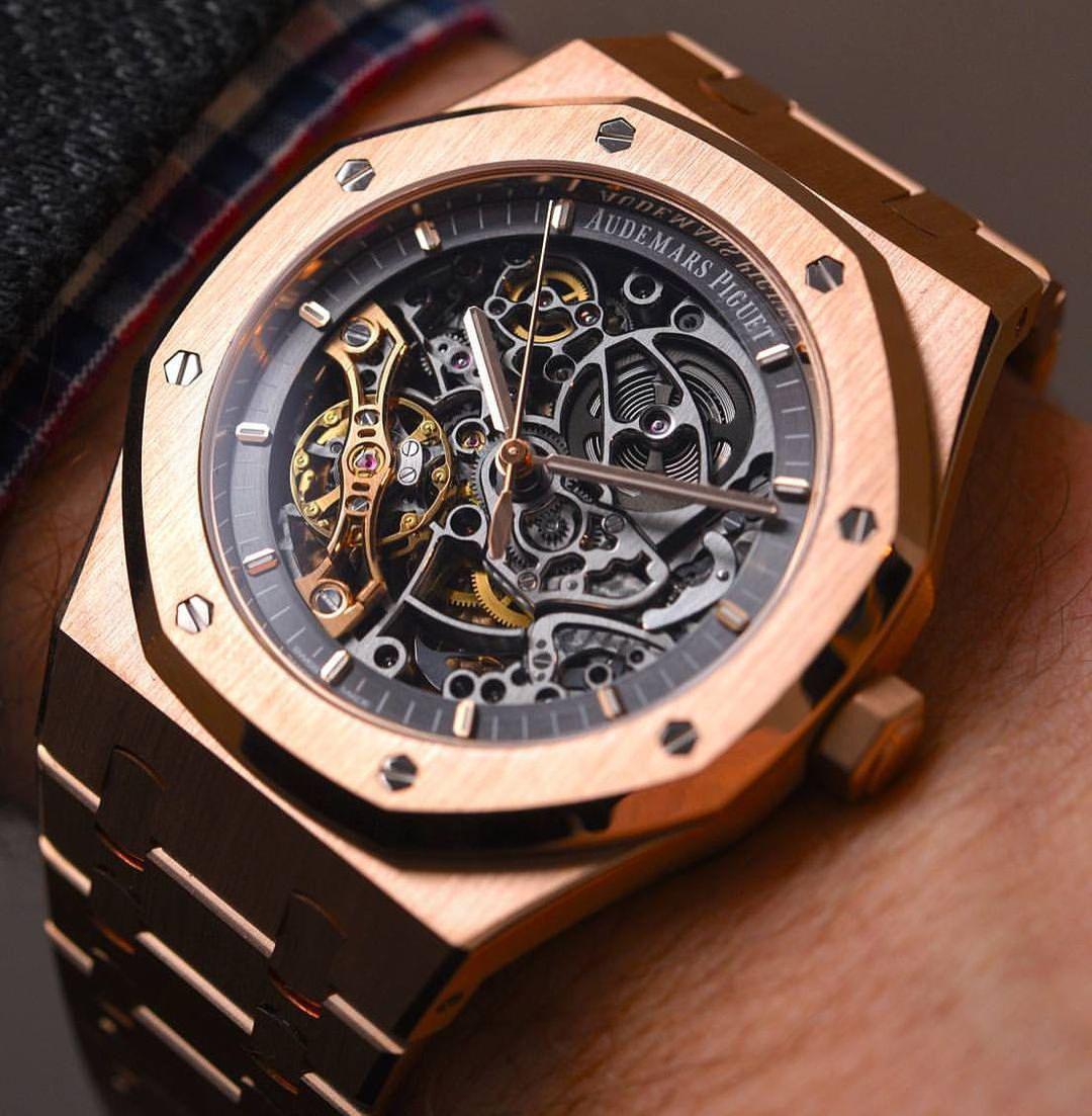 WG Audemars Watch Royal Oak Skeleton Automatic Steel