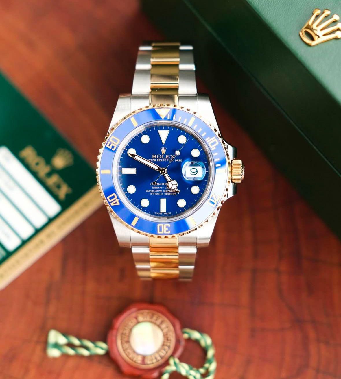 WG RLX GMT 2 Watch (King Ko*Li Using it ) Blue Golden