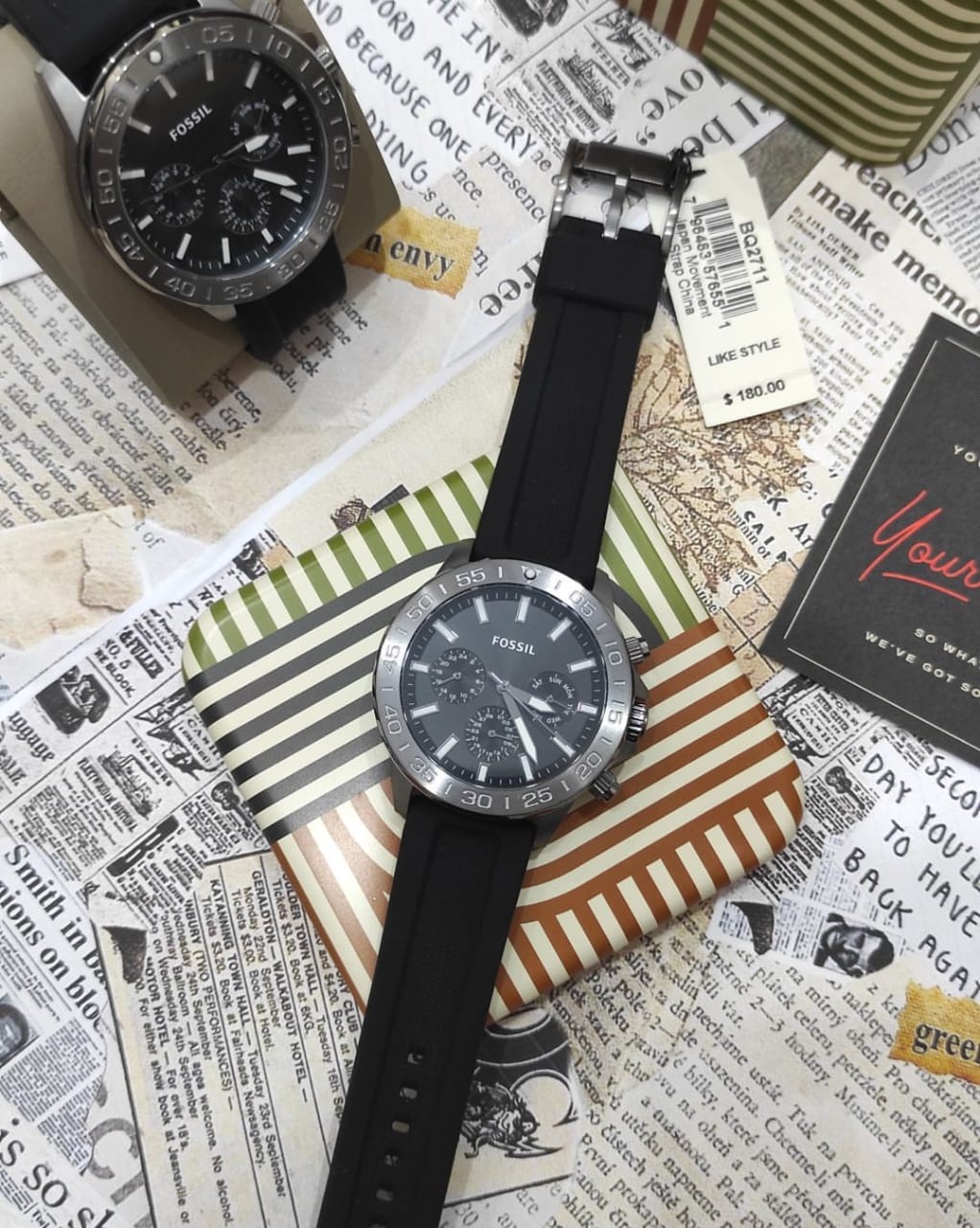 WG Fossiil Minimalist Chronograph Watch