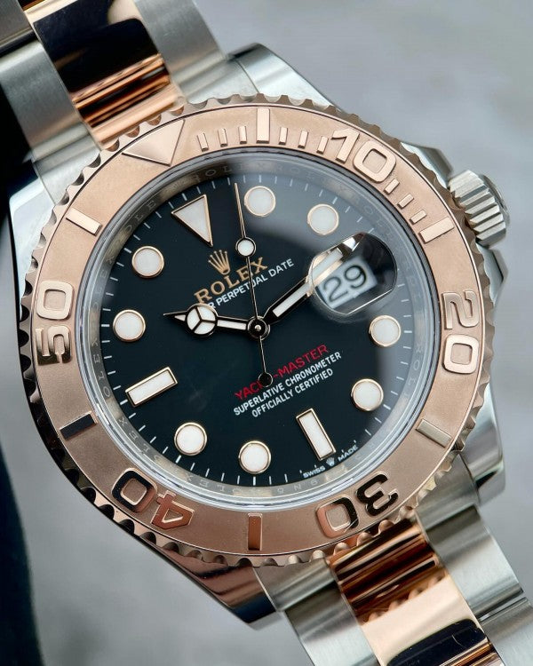WG RLX 7A Submariner Watch Rose Gold Silver