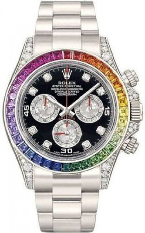 WG RLX rainbow edition premium quality watch