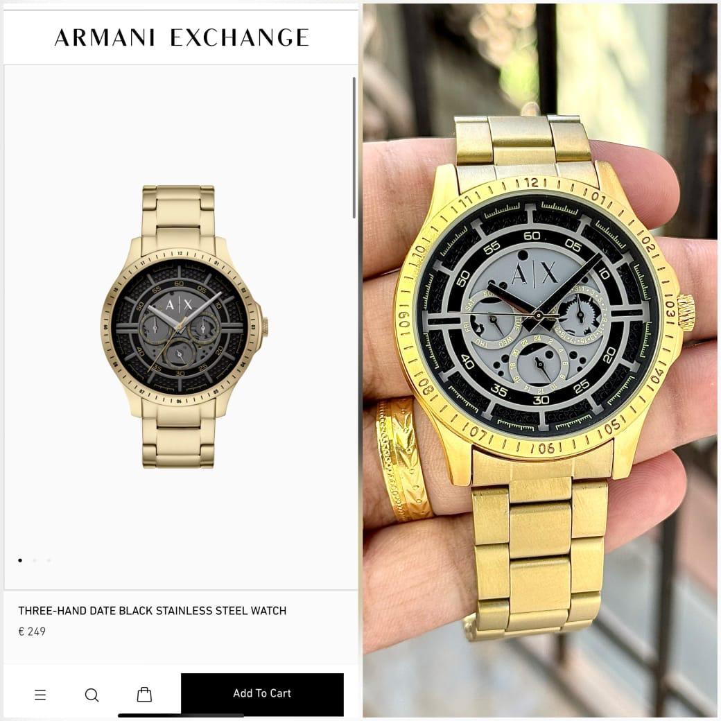 WG Armni chain watch
