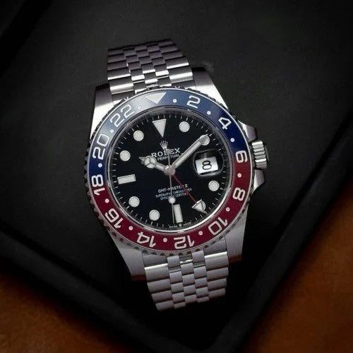 WG RLX Submariner – Custom “Blue Maroon” Bezel Edition