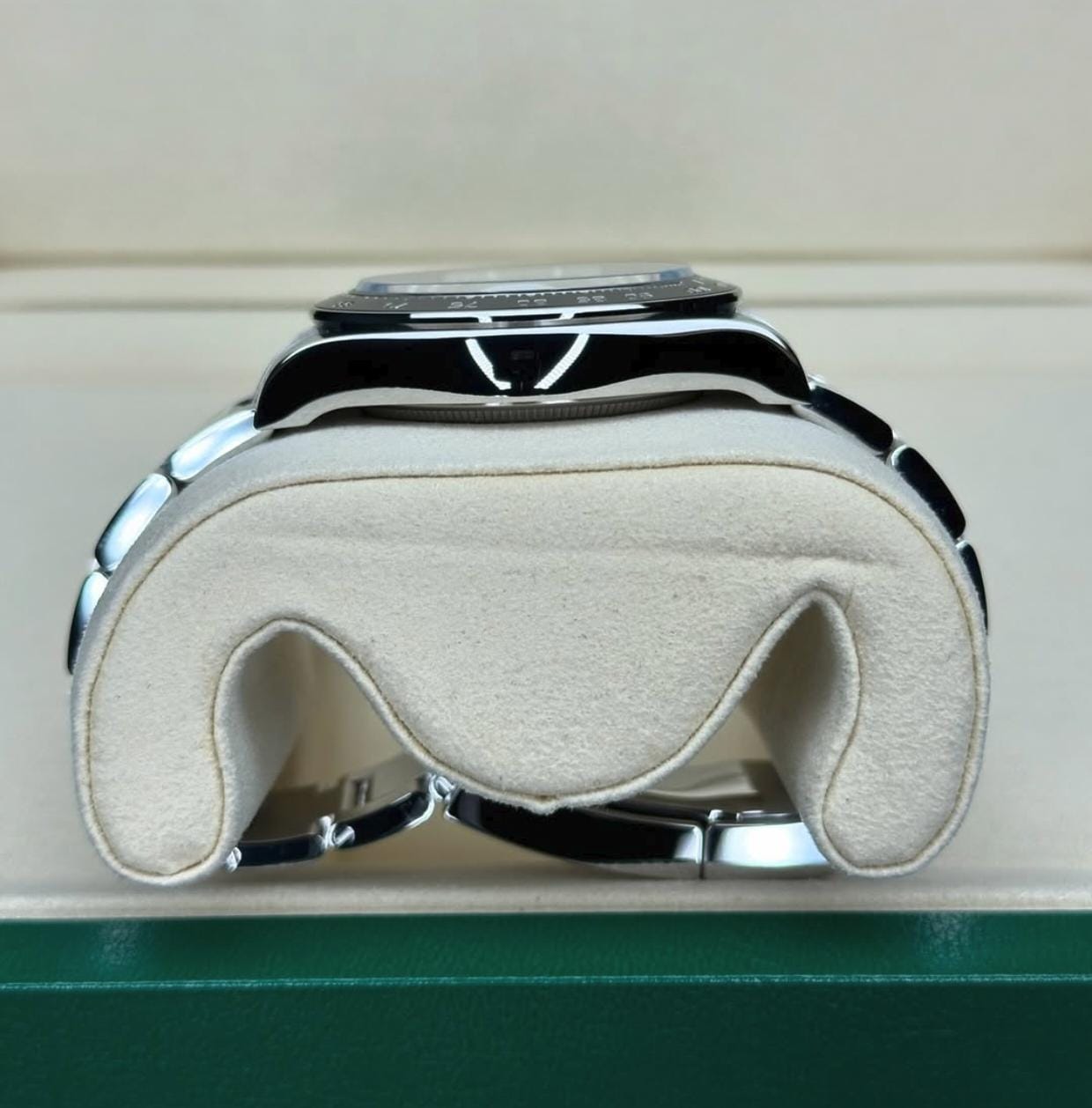 WG RLX Daytona Green Dial Premium Chronograph (Silver Finish)