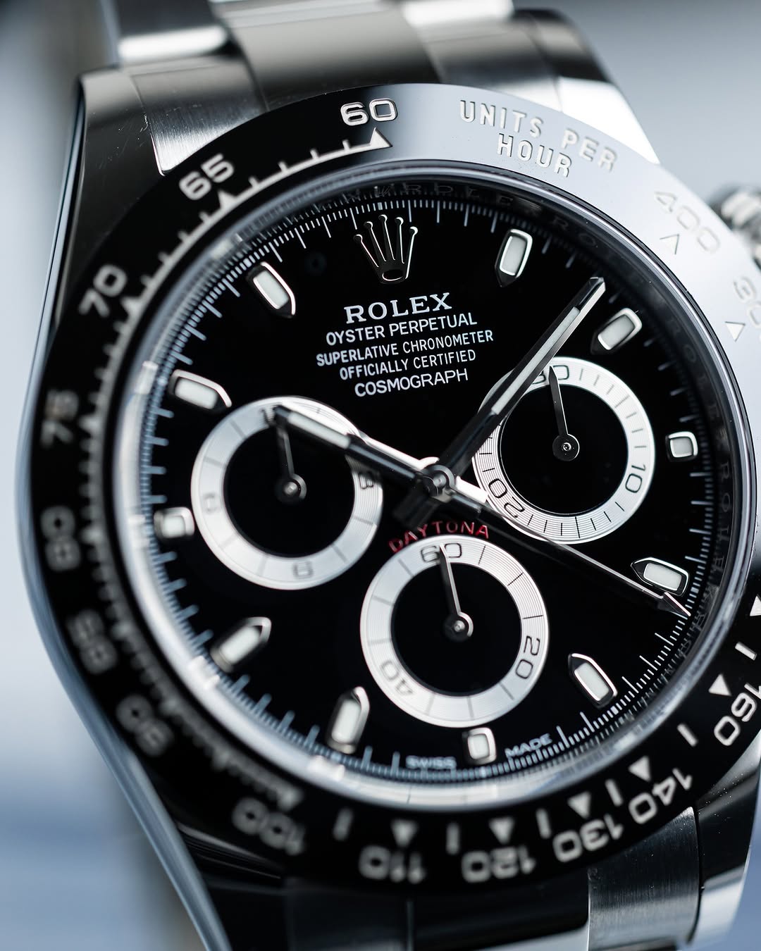 WG RLX Daytona Green Dial Premium Chronograph Watch