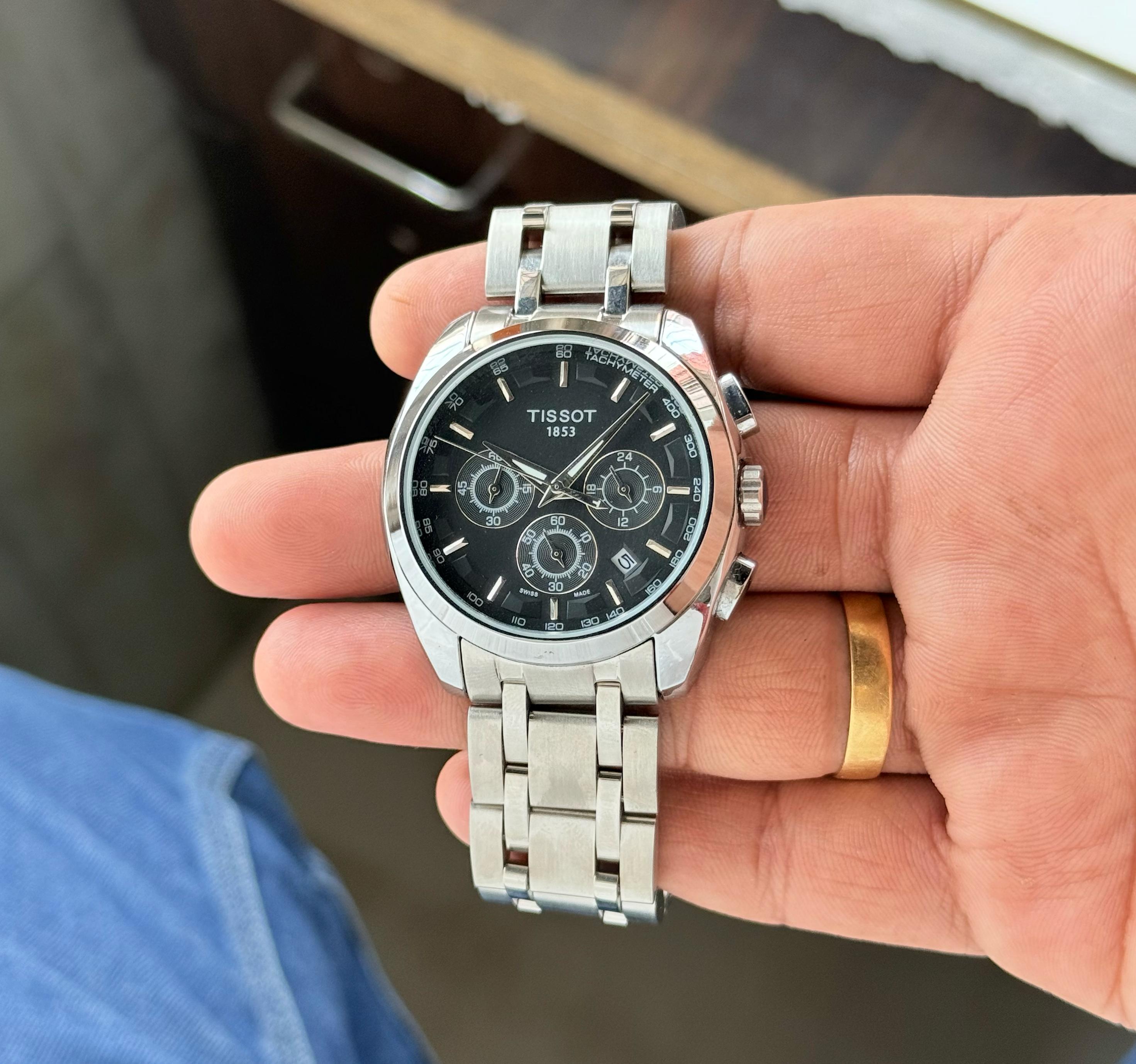 WG Tisst 1853 Chronograph Watch Black