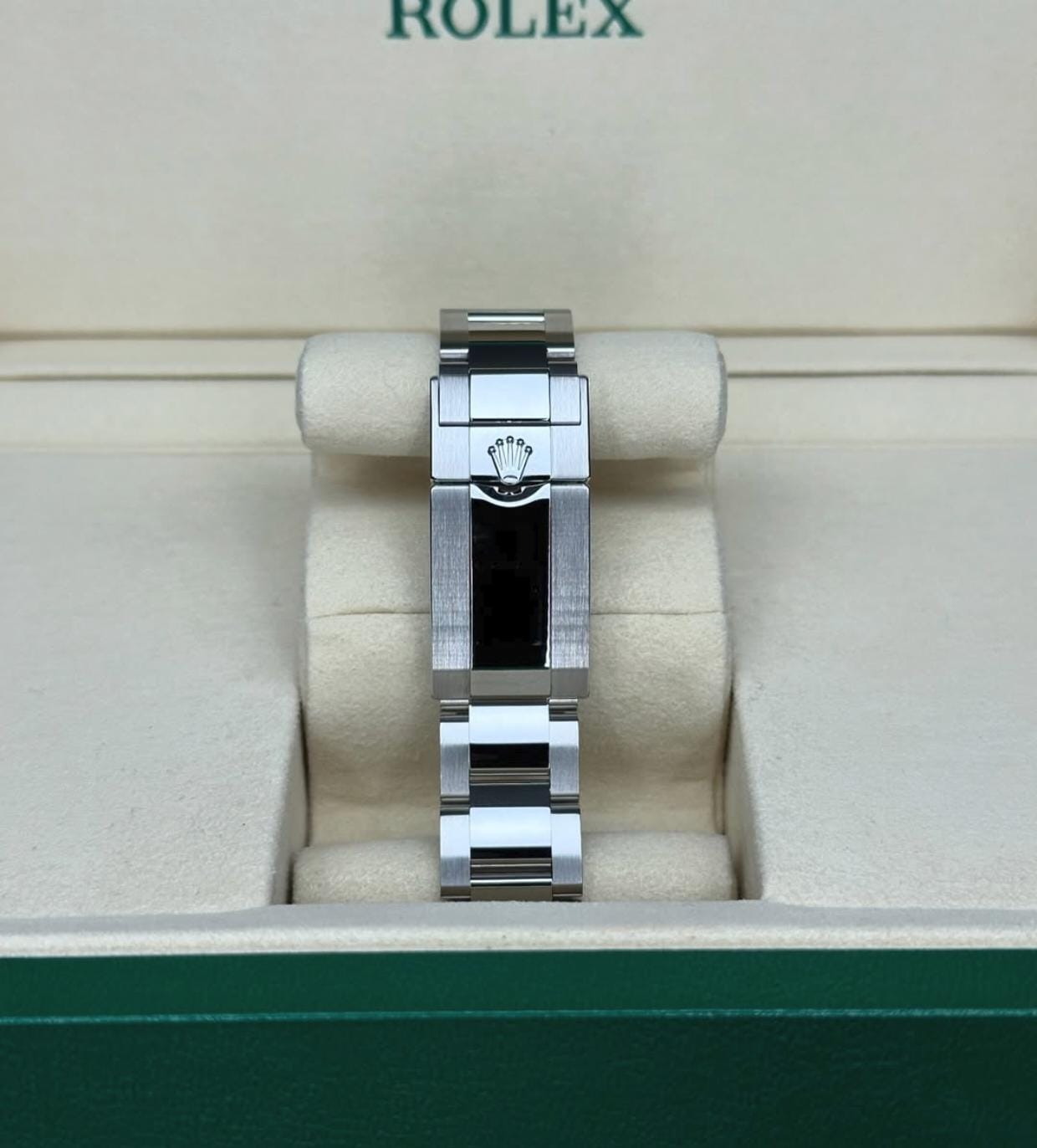 WG RLX Daytona Green Dial Premium Chronograph (Silver Finish)