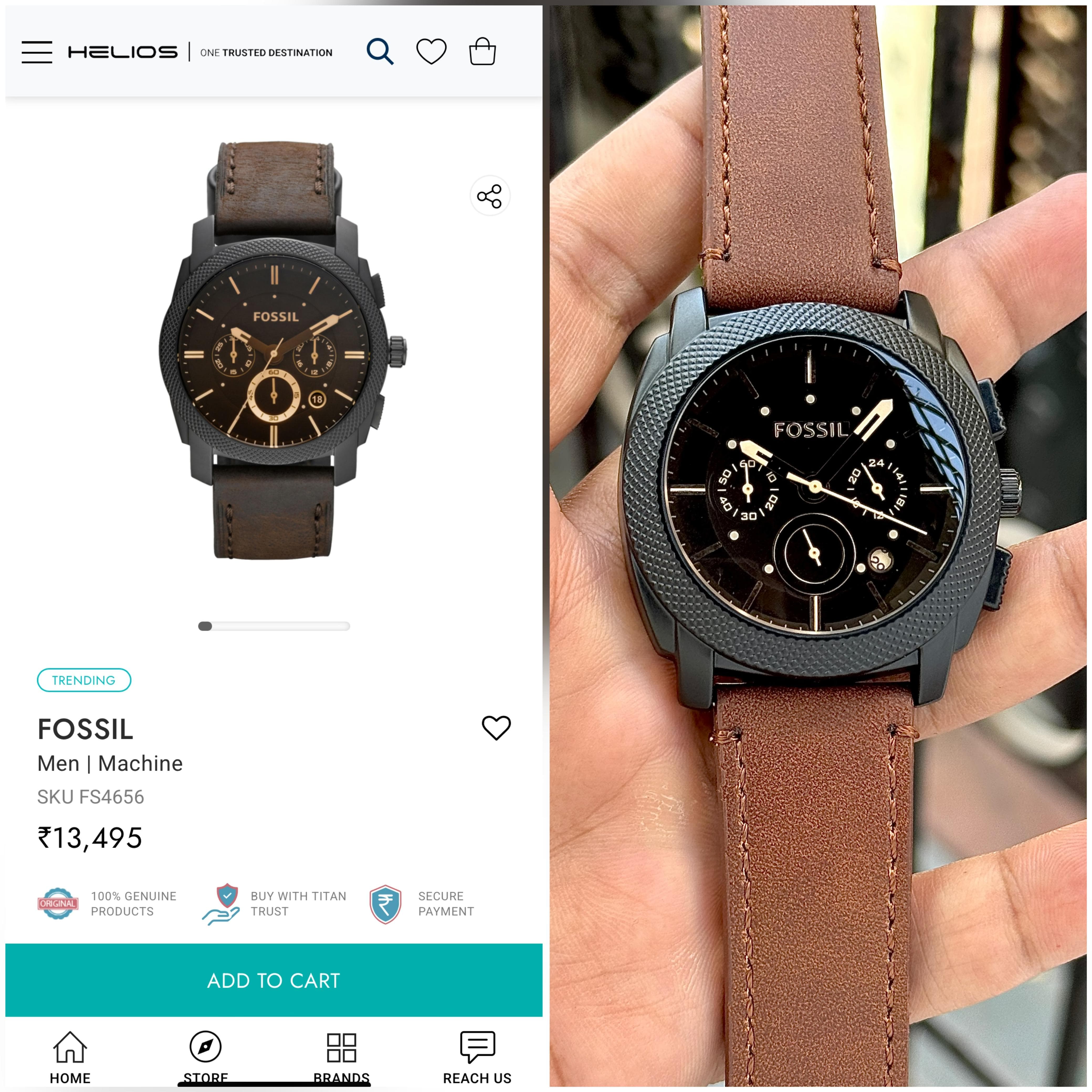 WG Fossiil Chronograph watch LUXURY PREMIUM WATCH